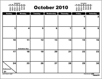 October